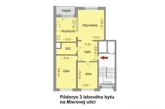 3-IZB BYT, RUŽINOV, MIEROVÁ - 14