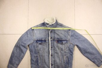 Pánská džínová bunda Levi's Trucker Sherpa M džíska - 14