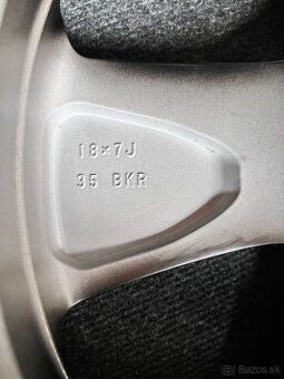 5x114,3 R18 Originál ALU Toyota RAV4 5.Gen.- černé - senzor - 14