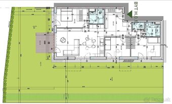 4 izb. byt (107 m2 + pozemok), 2x parking / Nitra, NOVOSTAVB - 14