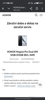 Honor magic 6 pro 12/512 - 14