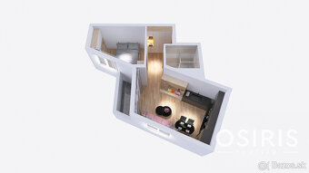 Krátkodobý prenájom, klimatizovaný 2i byt s balkónom, novost - 14