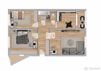 REZERVOVANÉ - Kompletne zrekonštruovaný 3i byt s výbornou di - 14