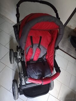 Kočiar, vajíčko, trojkolka, oblecenie, autosedačka - 14