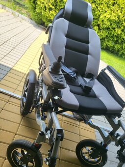 elektrický invalidný vozík XL 53cm do170kg novy 10km/h - 14