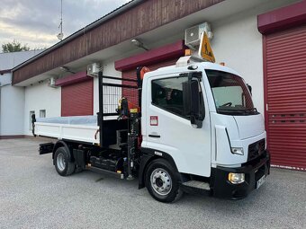 Renault D 6,5 150 sklápač s hydraulickou rukou palfinger - 14