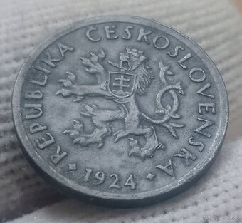 Československé  meď.5 haliere a 2 haliere. - 14