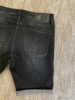 panske riflove sortky, kratasy g-star raw 3301 velkost W35 - 14
