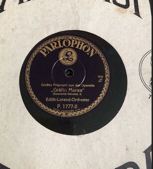 STAROŽITNÉ ORIGINÁLNE GRAMOFÓNOVÉ DOSKY - 14