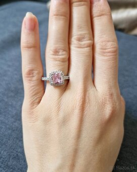 NOVE 3 strieborne 925 zasnubne prstene so zirkonmi - 14