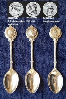 Investičné Striebro–zberateľská sada bohov Ríma-Londýn 1971 - 14