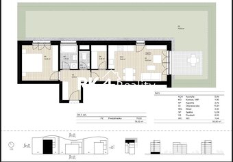 RK4 - PREDANÉ- 2 izbový byt - 78 m2 predzáhradka - NOVOSTAVB - 14