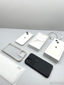 iPhone 13 MINI WHITE 128GB TOP STAV ORIGINÁL + PRÍSLUŠENSTVO - 14