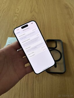 iPhone 15 Pro 256 gb Black Titanium v záruke + príslušenstvo - 14