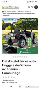 Elektrické autíčko Buggy s diaľkovým ovládaním - 14