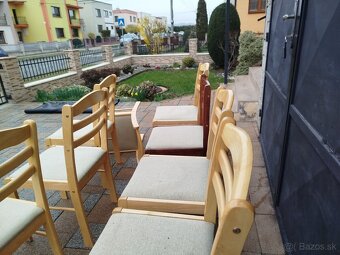 Jedálenské stoličky 7+1 predám. - 14