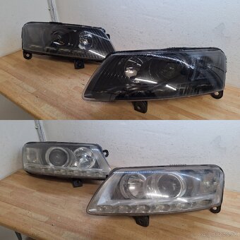 Bi-led svetlá audi A6 c6 facelift - 14