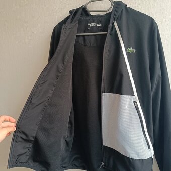 Lacoste Sport čierna športová bunda ľahká vetrovka M - 14