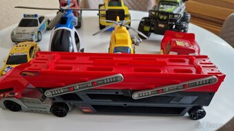 Hračky, auta,, helikoptera, hot wheels, mcqueen - 14