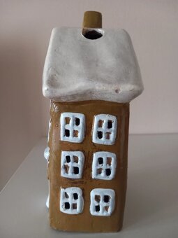 Keramický domček na čajovku 20,5x11,5x7,5 cm - 14