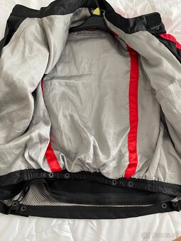 Held motorkárska bunda s chráničmi + nepremokavá vložka, M - 14