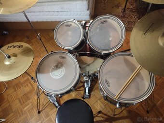 Predám bicie nástroje Evans - 14