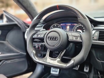 AUDI VOLANT KARBONOVY RS ZKOSENY s airbagom - 14