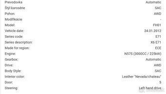 Predam alebo rozpredám bmw x6 40d 2012 A/T8 bez spz - 14