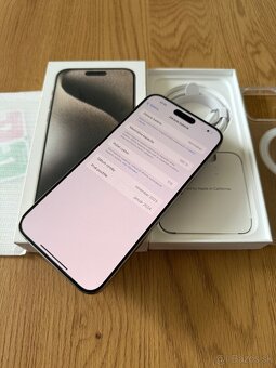 iPhone 15 Pro Max 1 TB Natural Titanium v záruke - 14