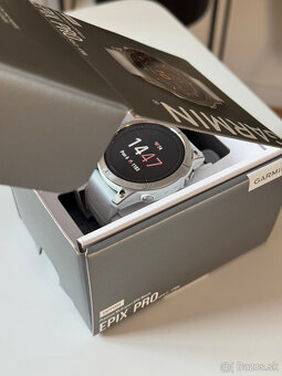 Predám Garmin Epix Pro (Gen2) - 47 mm Sapphire Titanium - 14