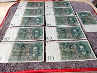 Říšské 10 marky v perfektním stavu - POSTUPKA - 14