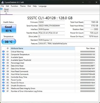 Lenovo Ideapad 3 Slim /N4020/4GB RAM/FHD/128GB SSD/Bat ok - 14