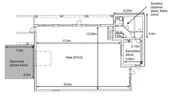 Moderná hala novostavba s kanceláriou a soc. zázemím, Poprad - 14