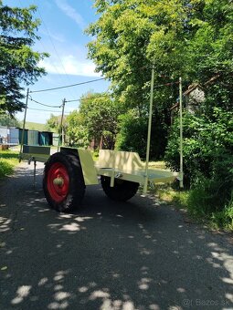 Predám vlečka, vozík príves za traktor Zetor malotraktor - 14