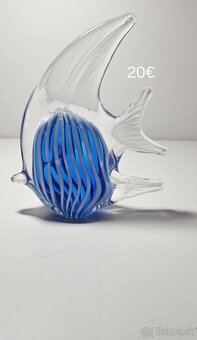 Sklenené ryby, dekorácie - 14