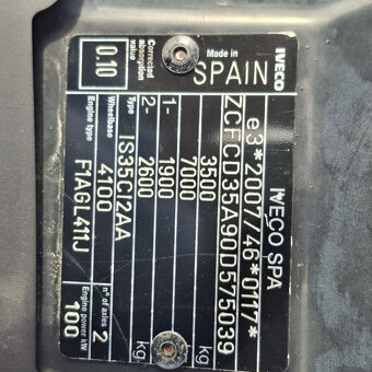 Iveco Daily sklápač 2.3, 35C14 , rv2016 - 14