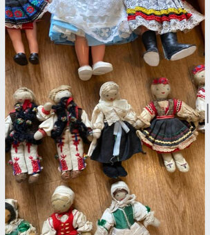 Starožitné historické ľudové bábiky - 14