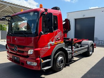 MERCEDES-BENZ ATEGO 1218 HÁKOVÝ NOSIČ 100 HYDRAULICKÁ RUKA - 14