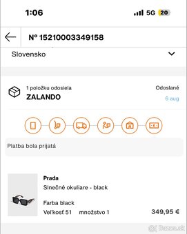 PRADA slnečné okuliare (originál) - 14