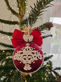 Vianočné ozdoby na stromček - baňky nové - 14
