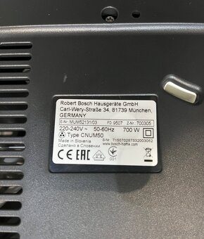 Kuchynský robot Bosch MUM 52131/03 700W - 14
