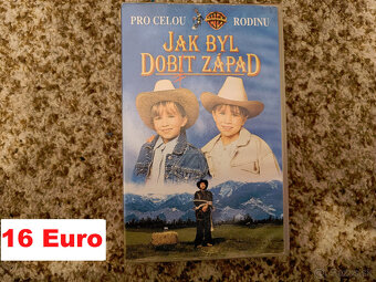 VHS videokazety odskúšané - ceny od 2 € - 14