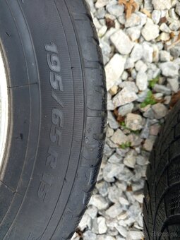 Pneumatiky Toyota zimné + Alu disky elektróny 195/65 R 15 - 14