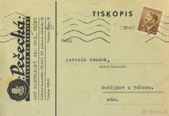 Poštové známky, filatelia: ČSR 1939-44 obálky a pošt. lístky - 14
