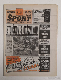 Staré noviny Denník Šport 3 - 14