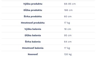 Masážne lehátko Mimera Aspen - 14