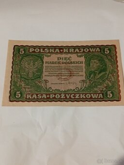 Predám vzacne Poľske Marky 1919 - 14