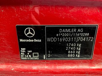 Predám Mercedes-Benz A 150 (W169) - 14