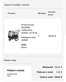 Vozik pre psa za bicykel - 14