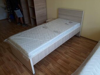 Predám kvalitné pevné jednolôžkové postele- NOVE - 14